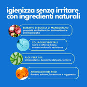 Cura del manto del cane senza uso di acqua One Two Clean di Jampy