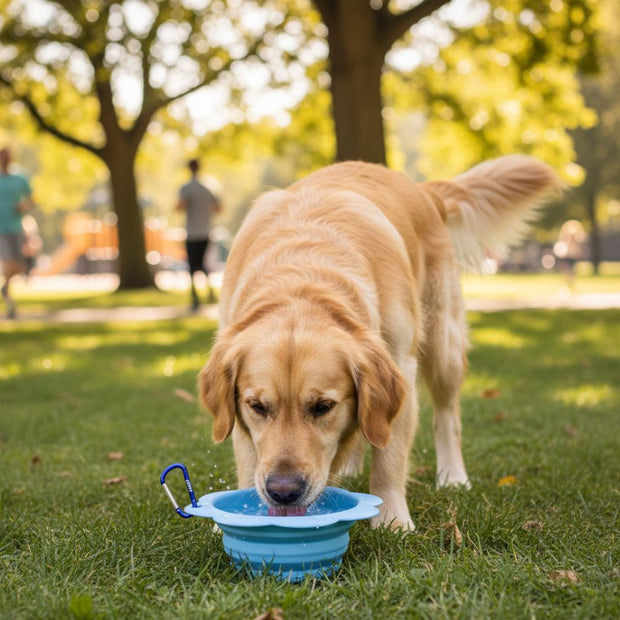 Assicura la giusta idratazione al tuo cane con la ciotola da viaggio di Jampy