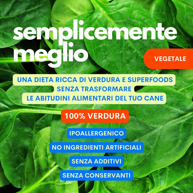 condisci alimenti del cane verdure jampy