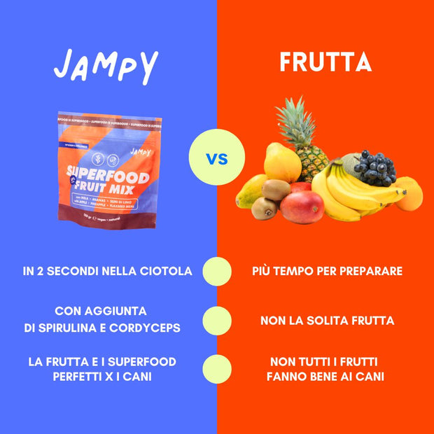 dieta veloce e naturale per cani jampy