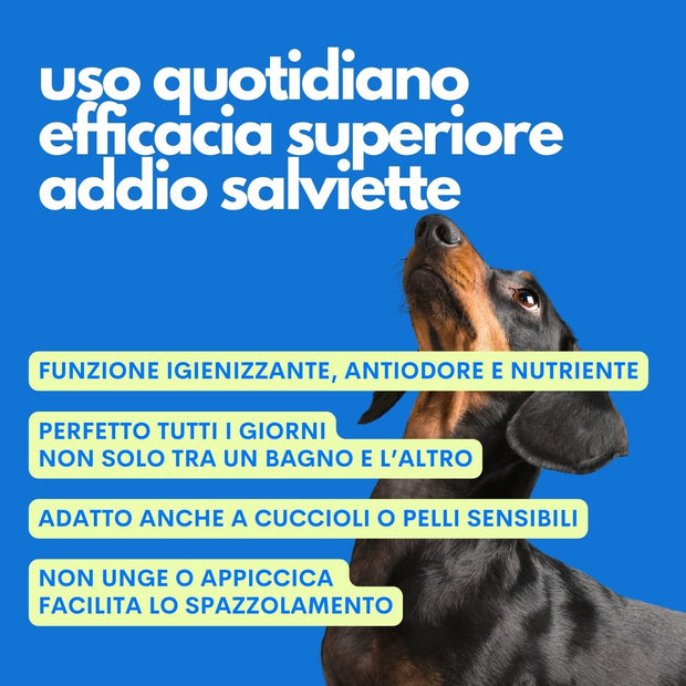 gel senza risciacquo ipoallergenico pelli sensibili cucciolo toelettatura cane jampy