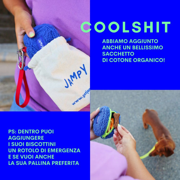 contenitore porta sacchetti e snack per cani jampy
