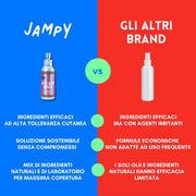 Alternativa delicata a olio di neem e oli essenziali protezione non grassa per cuccioli e adulti Jampy